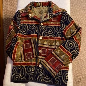 70’s Reversible handmade jacket Medium-large